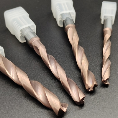 Liquide réfrigérant de Fed Drilling Bits 2 de liquide réfrigérant de peu de perceuse de carbure de gw avec le revêtement